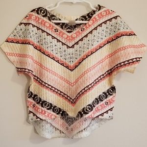 Self Esteem Girls Boho Style Shirt - M